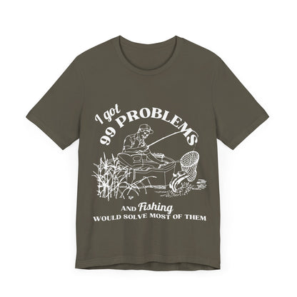 Fishing Retirement T-Shirt Gone Fishing - Dad Gift