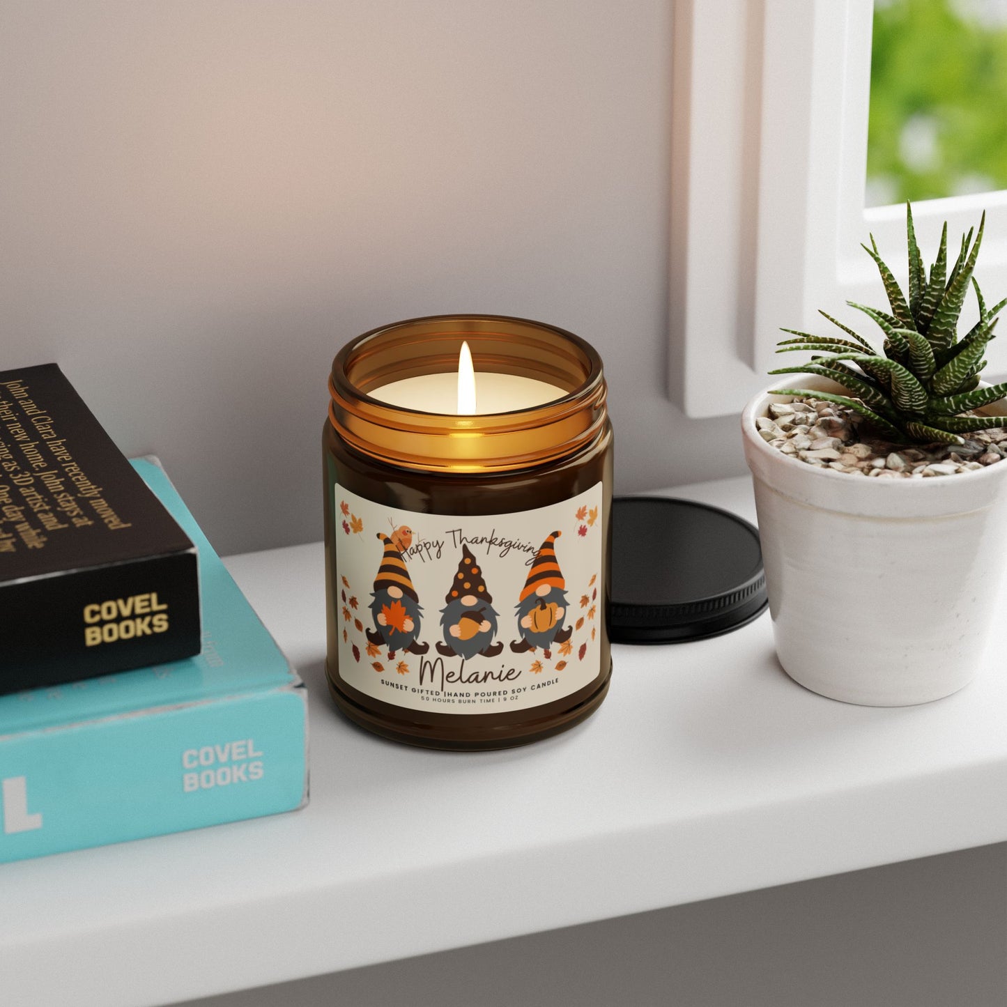 Fall Scented Soy Candle Thanksgiving Family Appreciation Gift