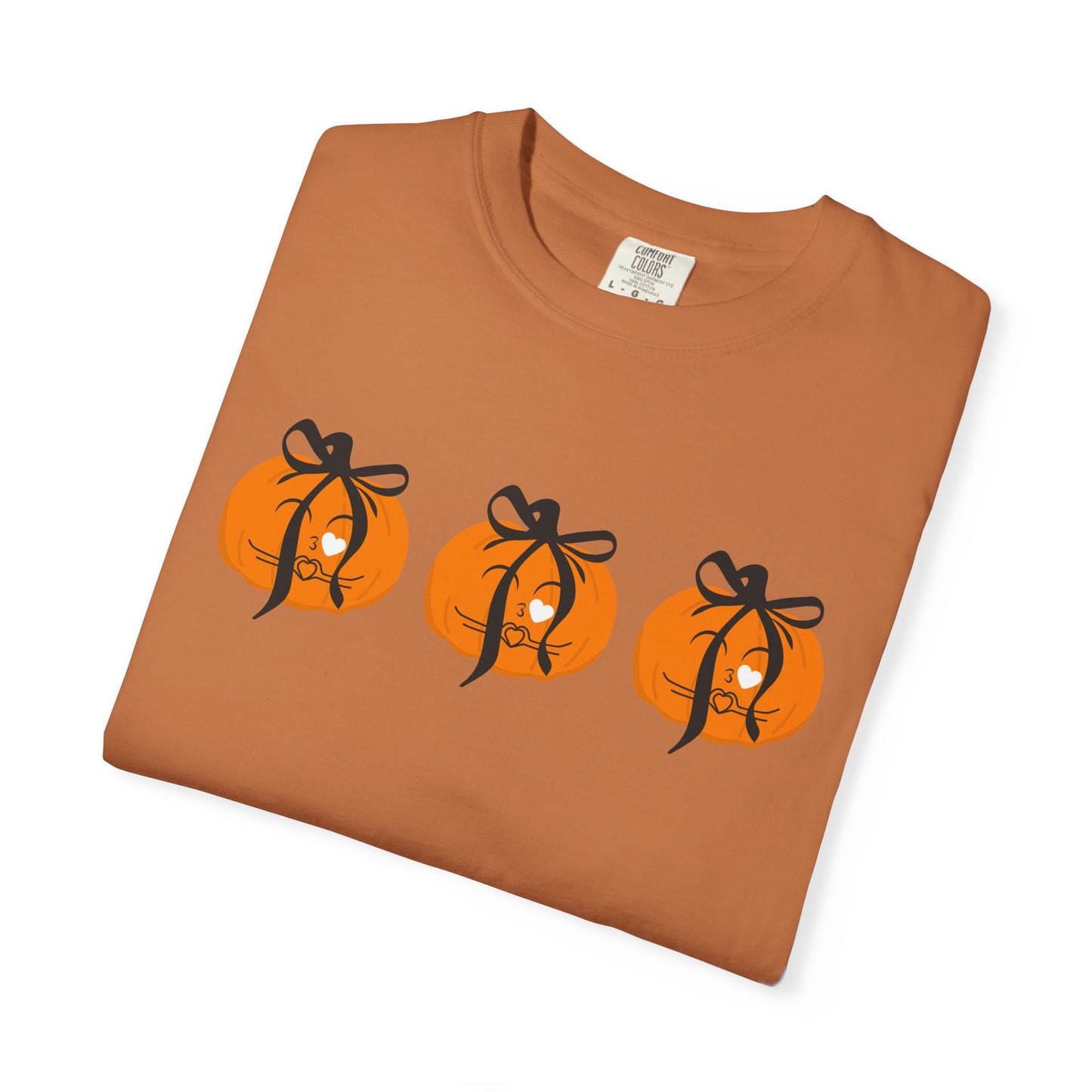 Coquette Pumpkin Shirt - Fall Aesthetic Tee - Halloween Outfit Pumpkin Patch Vibes