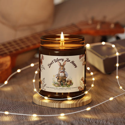 Happy Easter Scented Soy Candle - Cozy Spring Decor, Gift for Easter, Home Fragrance, Ambiance Candle, Seasonal Candle