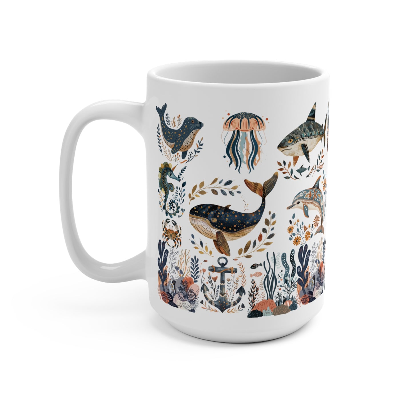 Oceans themed Coffee Mug - Coastal Gift Beach House Decor