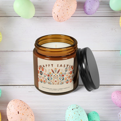 Happy Easter Scented Candle Nordic Folk Art Spring Decor Thank you gift