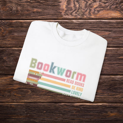 Bookworm Sweatshirt, Book lover Sweatshirt, Teacher Gift for book lover, Library Gifts, Reading Books Crewneck