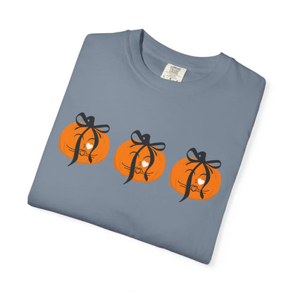 Coquette Pumpkin Shirt - Fall Aesthetic Tee - Halloween Outfit Pumpkin Patch Vibes