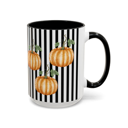Gothic Pumpkin Spice Mug Fall, Halloween Gift, Elegant Kitchenware - Teacher thank you gift