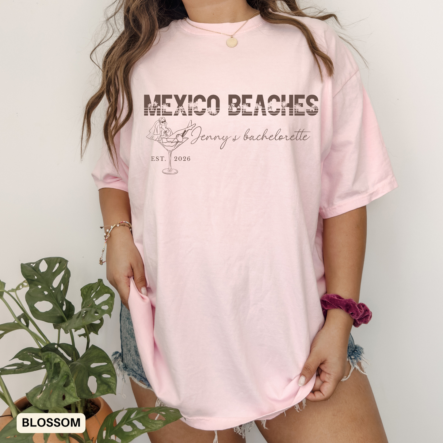 Bachelorette Beach Trip T-Shirt, Girls Mexico Bridal Shower Custom
