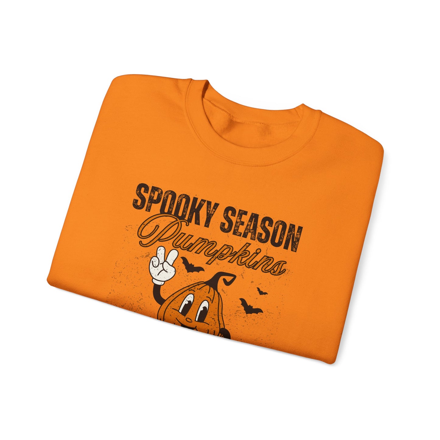 Spooky Season Pumpkin Sweatshirt - Comfy Fall Farm Crewneck