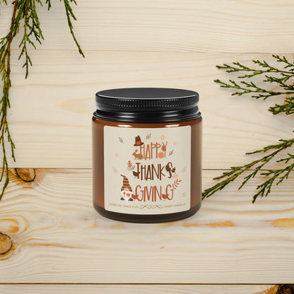 Thanksgiving Candle, Autumn Scented Soy Candle -  Fall Candle Decor
