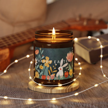 Easter Candle Floral Wood Print for Brunch Centerpiece and Spring Favors