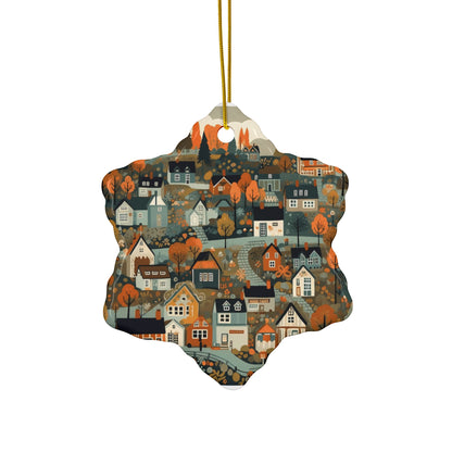 Nordic Christmas Ornament Gift - Scandinavian Village Decor