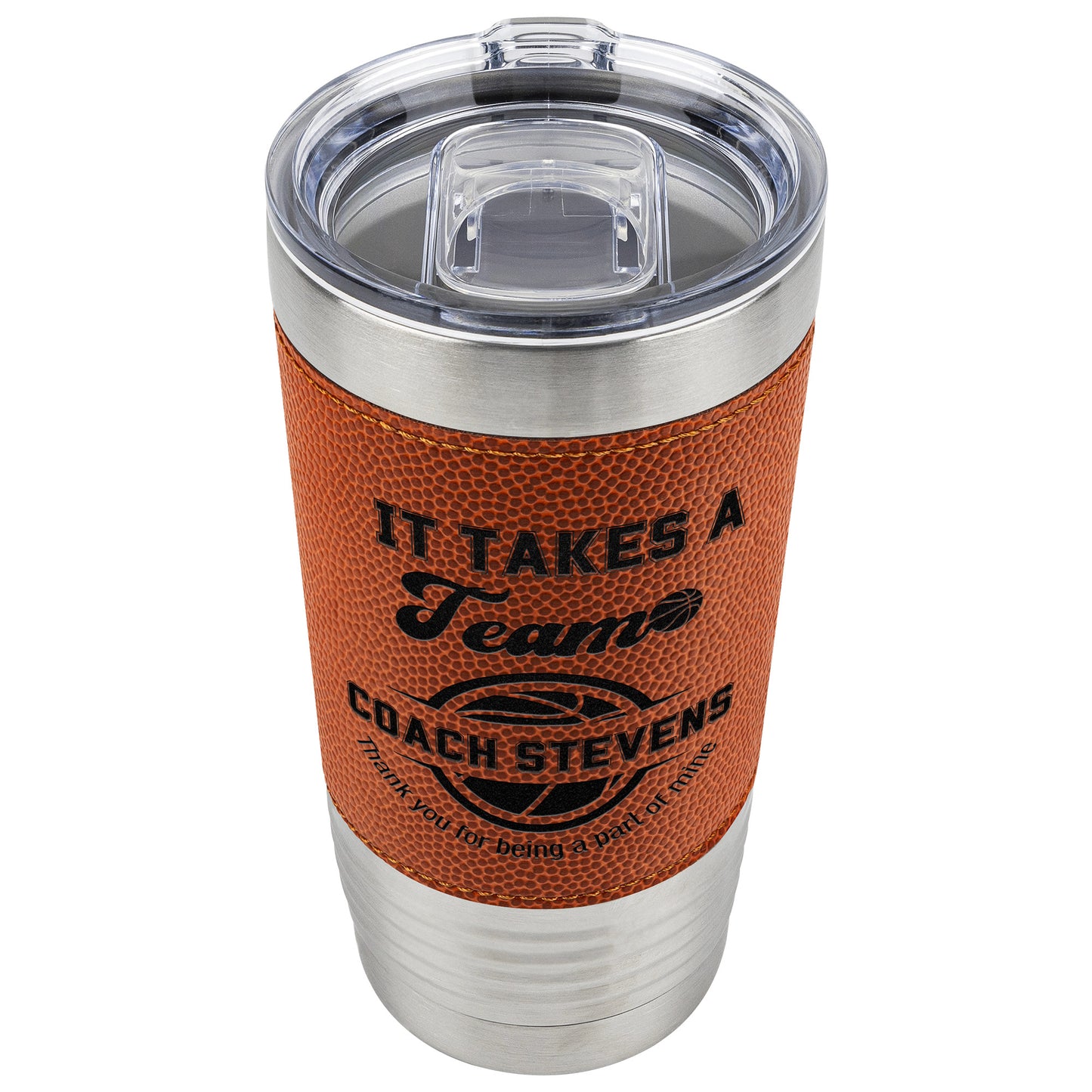 Basketball Thank you Gift It takes a Village Coach appreciation gift Sports Lover Tumbler