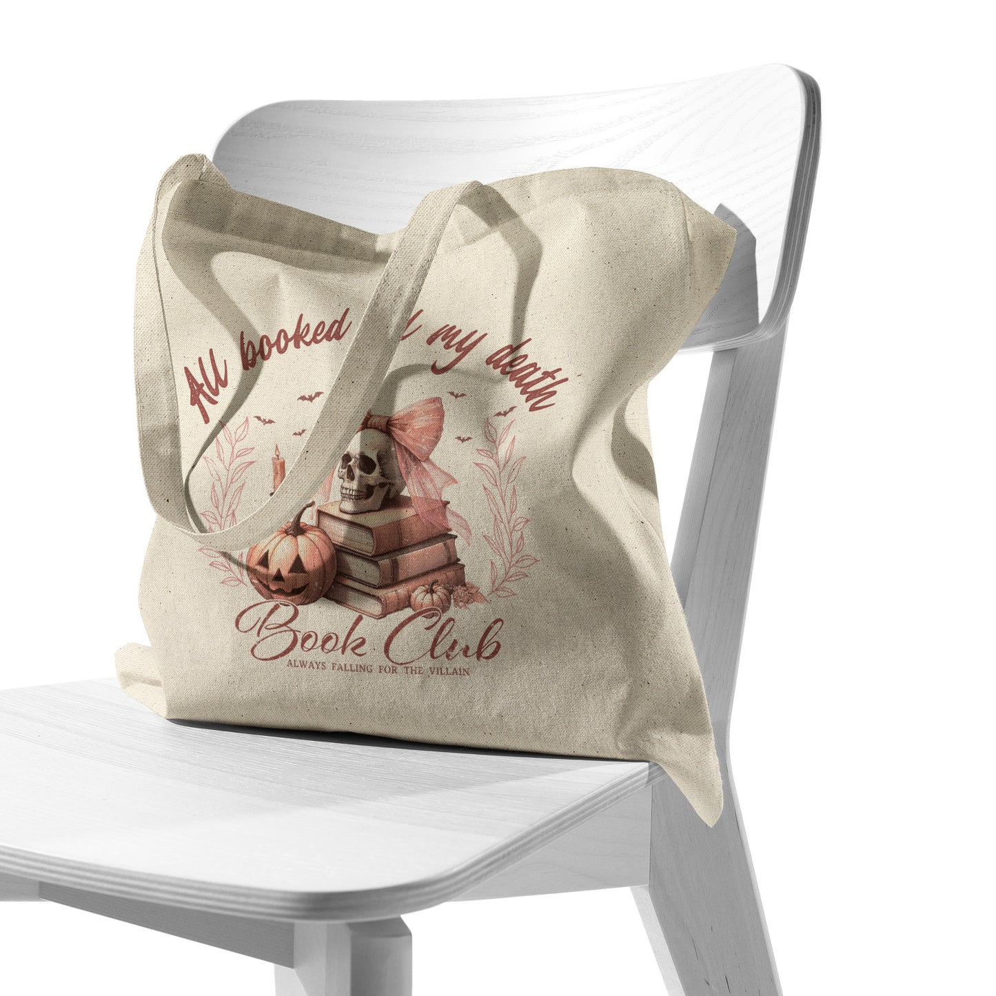 Book Tote Bag - Gift for bookish and Book Club Bag Favors