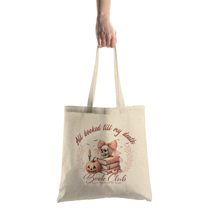 Book Tote Bag - Gift for bookish and Book Club Bag Favors