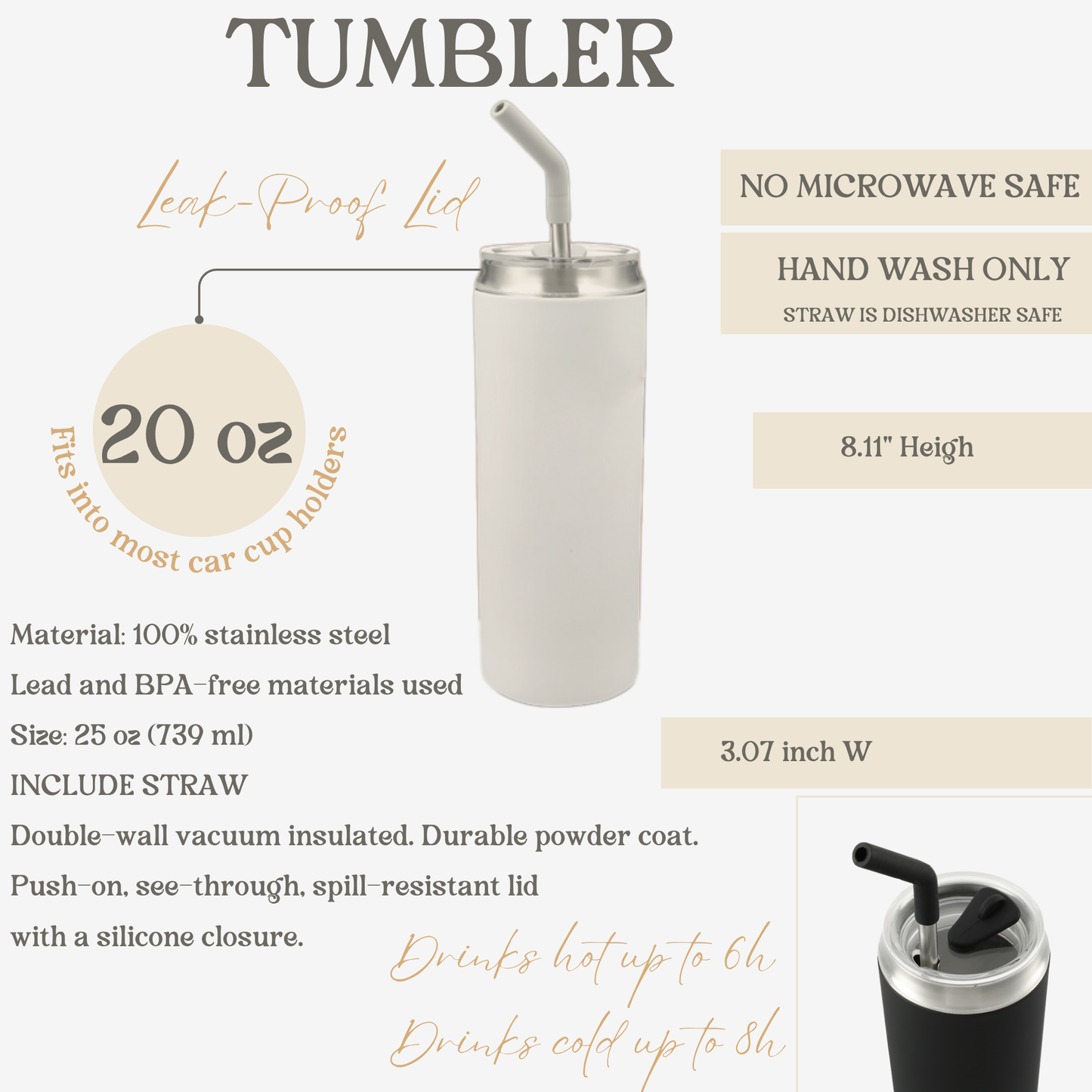 Halloween Vintage Tumbler Gift for Cozy Fall and thanksgiving
