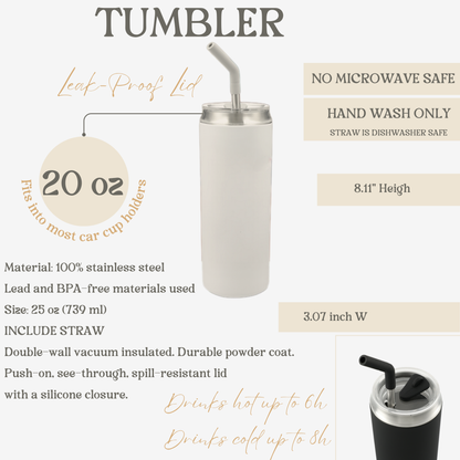 Halloween Vintage Tumbler Gift for Cozy Fall and thanksgiving