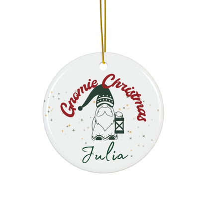 Personalized Christmas Gnome Ornament, Festive Ornament Christmas tree Family Gift