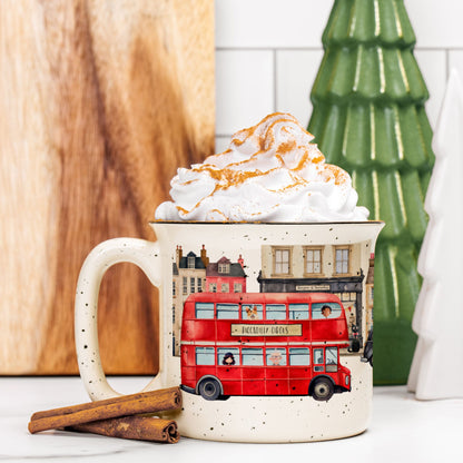 London Aesthetic Souvenir Mug, Stoneware Mug Gift Cute Coffee Mug