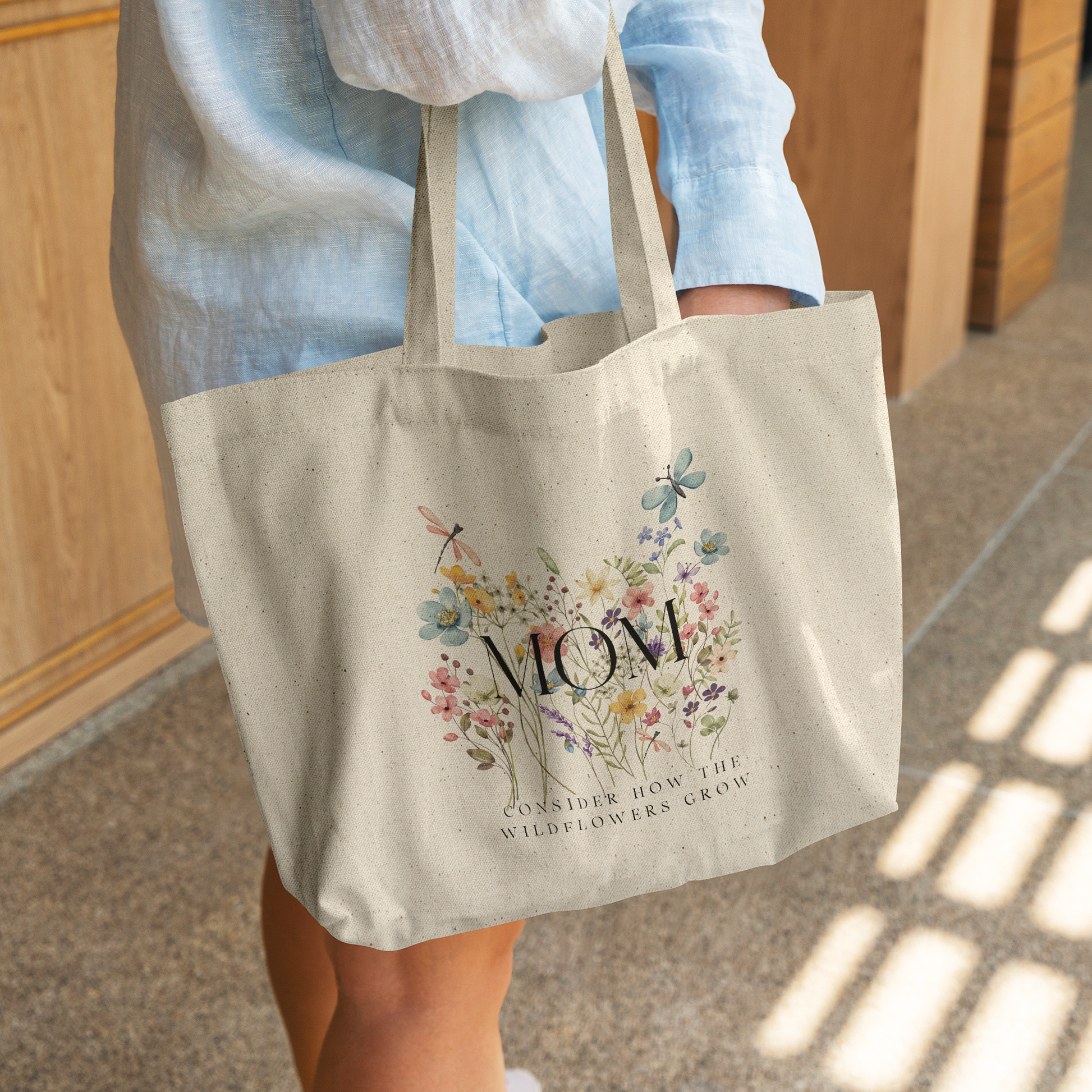 Mom_Tote_Bag_Floral_Design_Bible_Verse_G_CottonTote_L_WomanDigging_Mockup.png