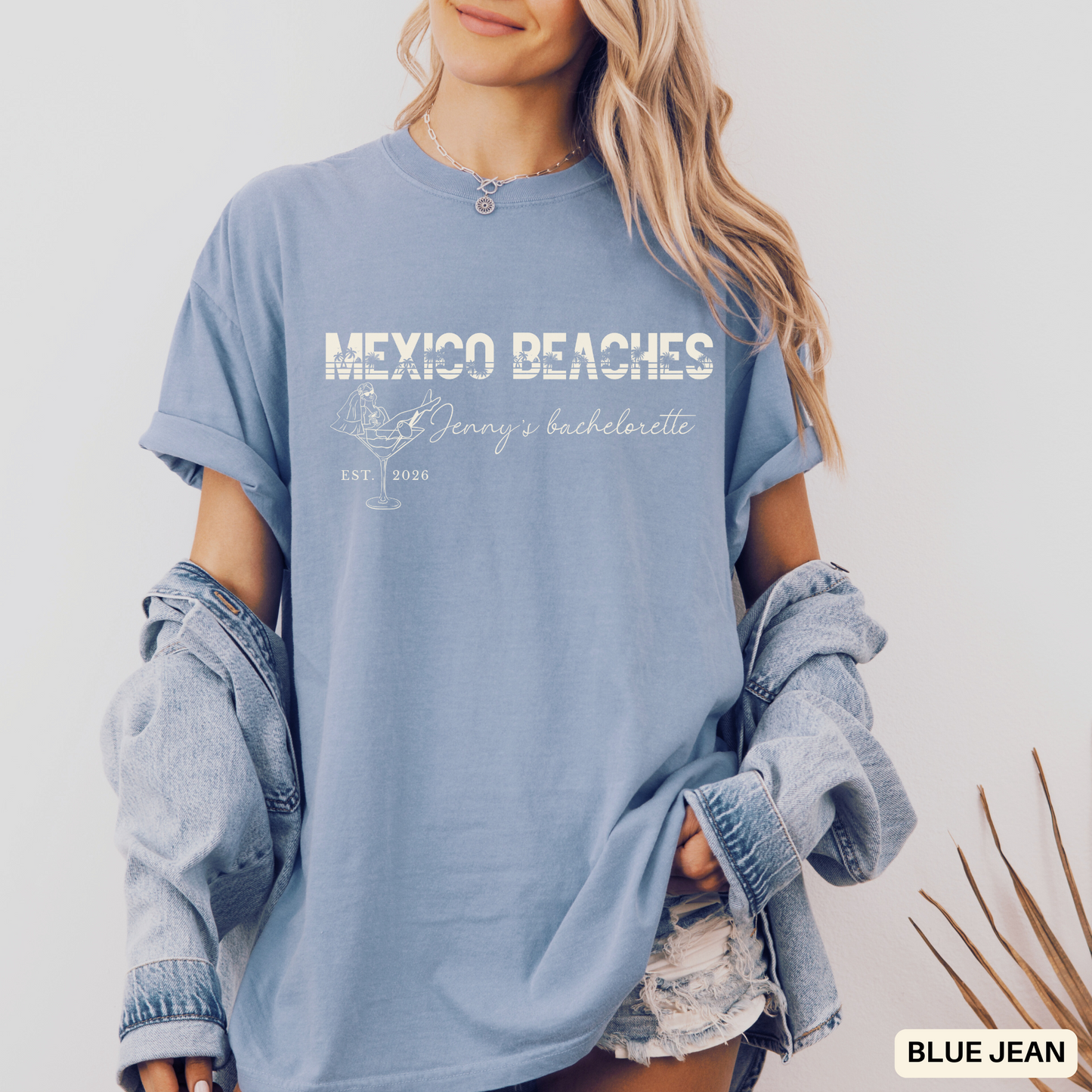 Bachelorette Beach Trip T-Shirt, Girls Mexico Bridal Shower Custom