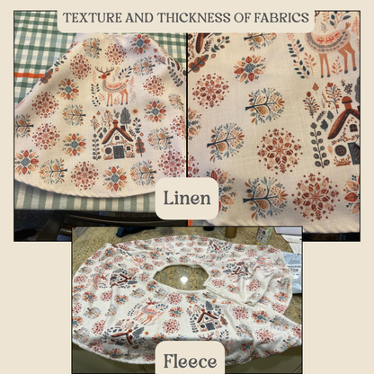 Woodland Christmas Tree Skirt - Mountain Cabin Decor - Rustic Farmhouse Holiday Gift