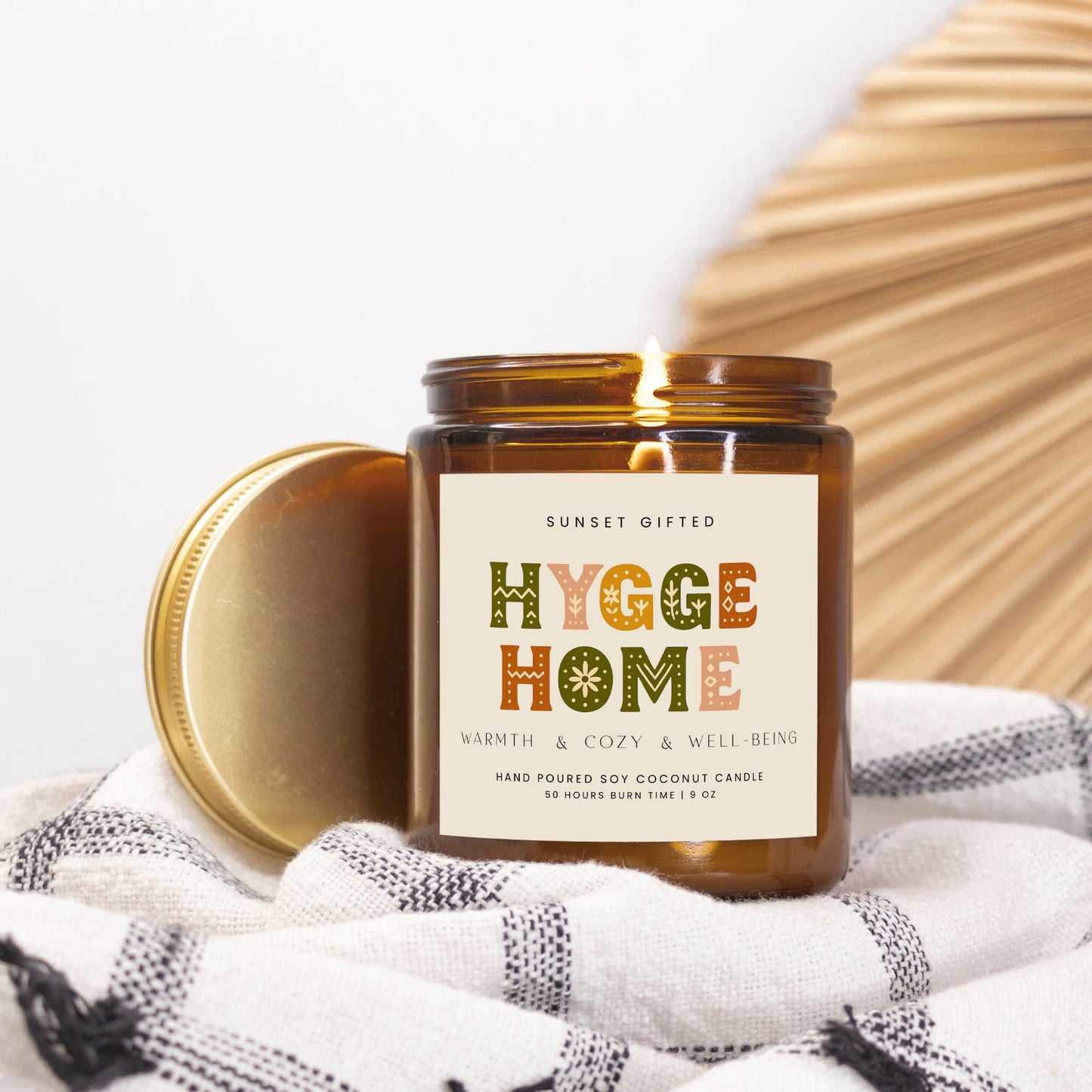 Hygge Home Candle Gift Cozy - Scandinavian Style Candle