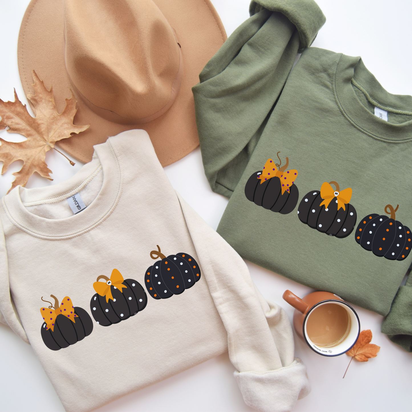 Pumpkin Sweatshirt - Fall Vibes Cozy Crewneck - Halloween Aesthetic Autumn Outfit
