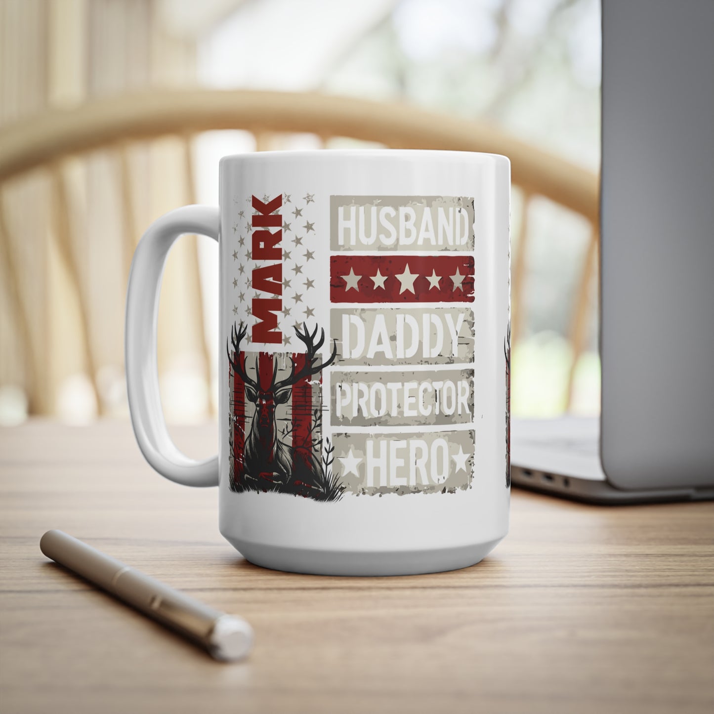 Personalized Outdoorsy Dad and Husband Mug: Father's day gift