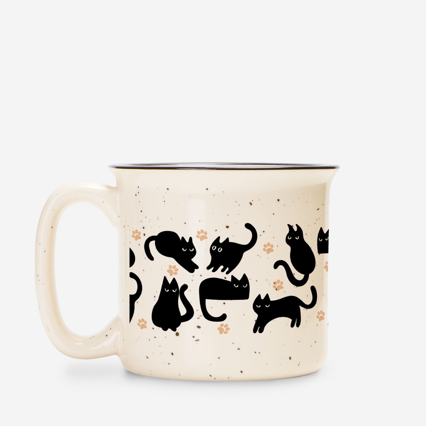 Sassy Black Cat Mug Gift - Cat Mom Gift - Spooky Vibes Campfire Cup