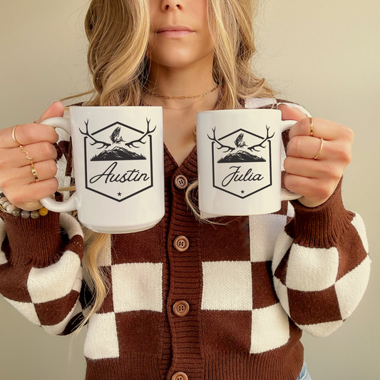 Mountain Mug Gift - Fishing gift idea for Dad