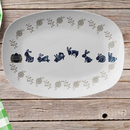 Easter Rabbit Gift Plate Table Settings Decor Bunny Favors - Hostess Gift idea