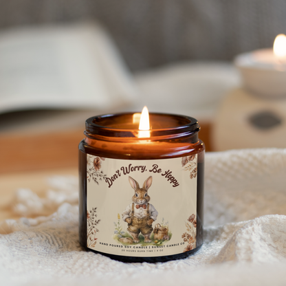 Happy Easter Scented Soy Candle - Cozy Spring Decor, Gift for Easter, Home Fragrance, Ambiance Candle, Seasonal Candle
