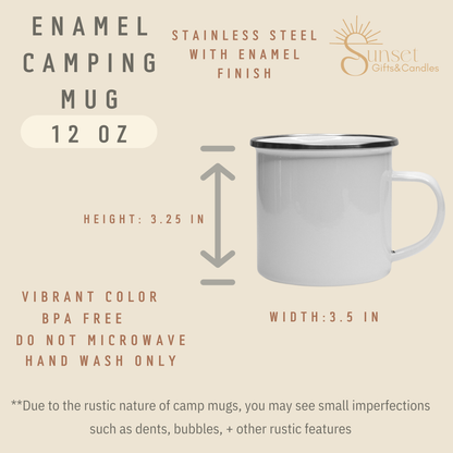 Deer Mountains Camp mug Gift - Forest Mug Coffee Winter Cup