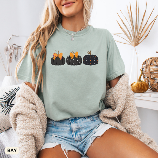 Pumpkin Halloween Shirt - Fall Vibes Tee - Spooky Season Outfit