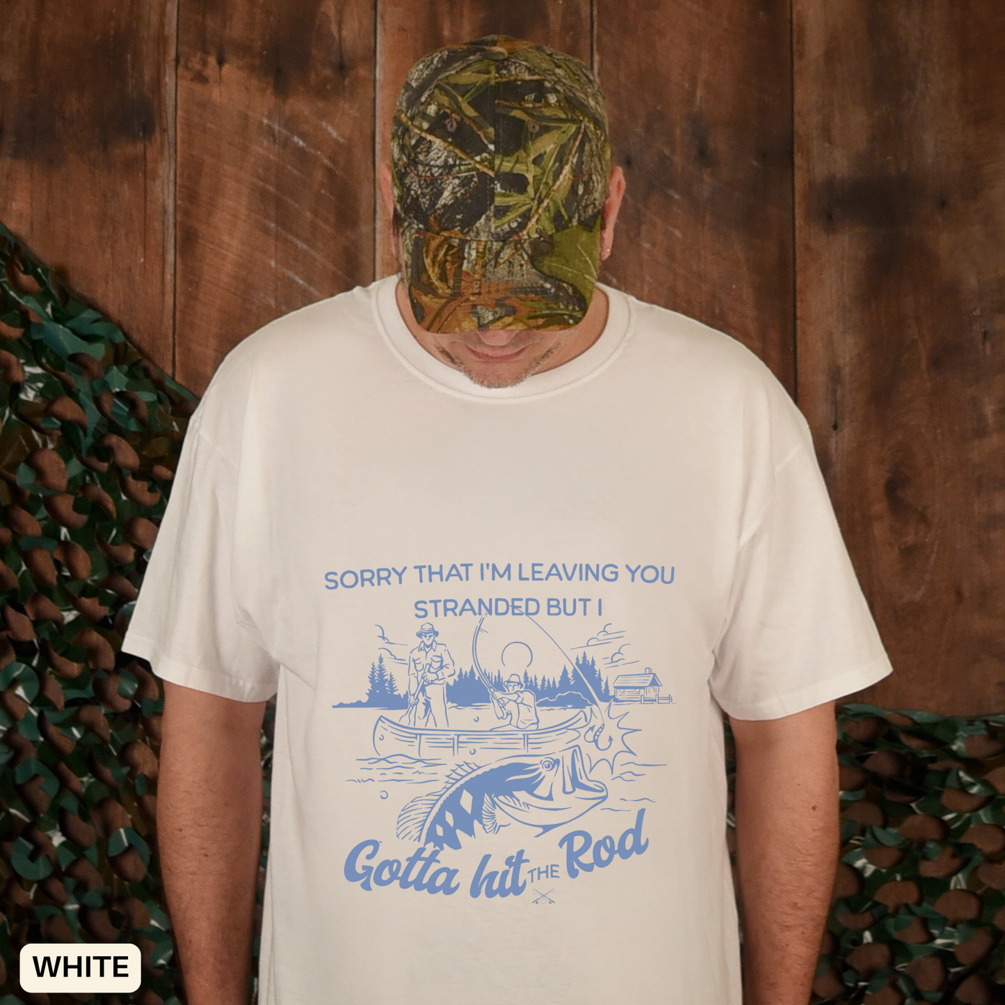 Fishing Gift Reel Adventure T-Shirt Men Fishing Gift, Funny Angler Tee Outdoor