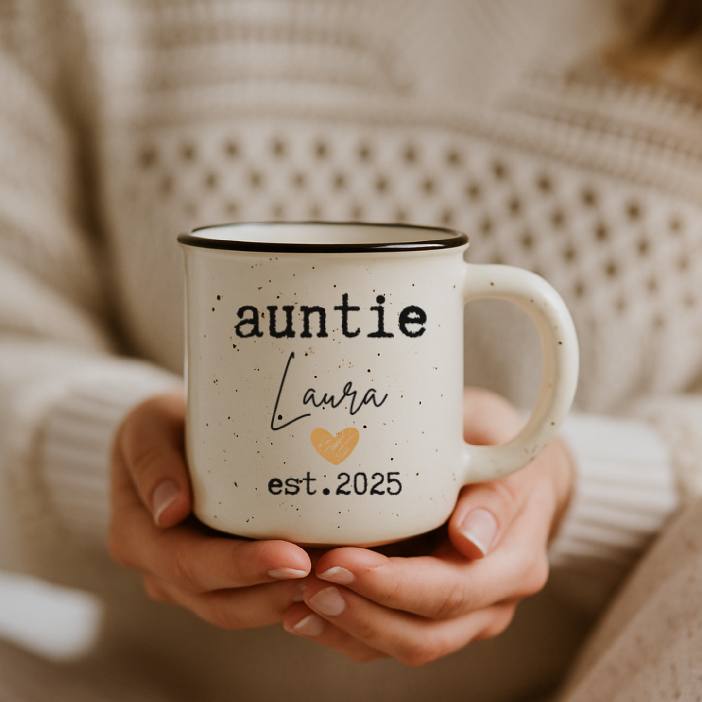 Grandma to Be Gift - Pregnancy Reveal Mug - Personalized Baby Announcement Gift