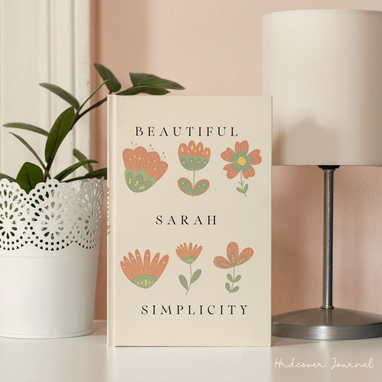 Aesthetic Floral Journal idea - Creative Diary Gift for women