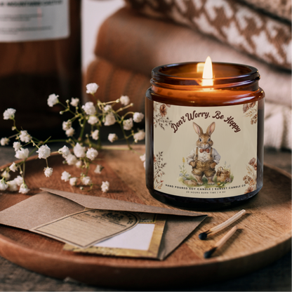 Happy Easter Scented Soy Candle - Cozy Spring Decor, Gift for Easter, Home Fragrance, Ambiance Candle, Seasonal Candle