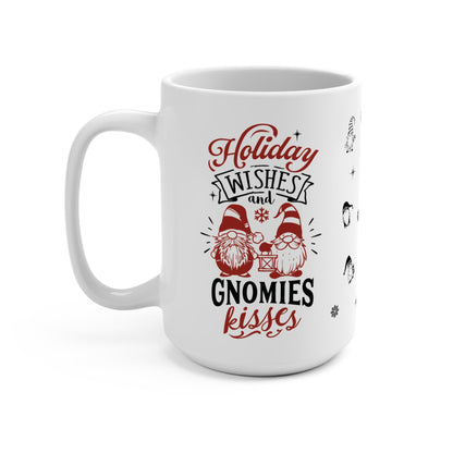 Christmas Gnome Cocoa Mug Gift - Holiday Rustic Gnomie Gift