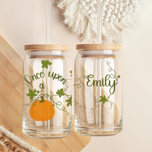 Pumpkin Spice Latte Iced Coffee Cup - Gift for Fall Thanksgiving favors