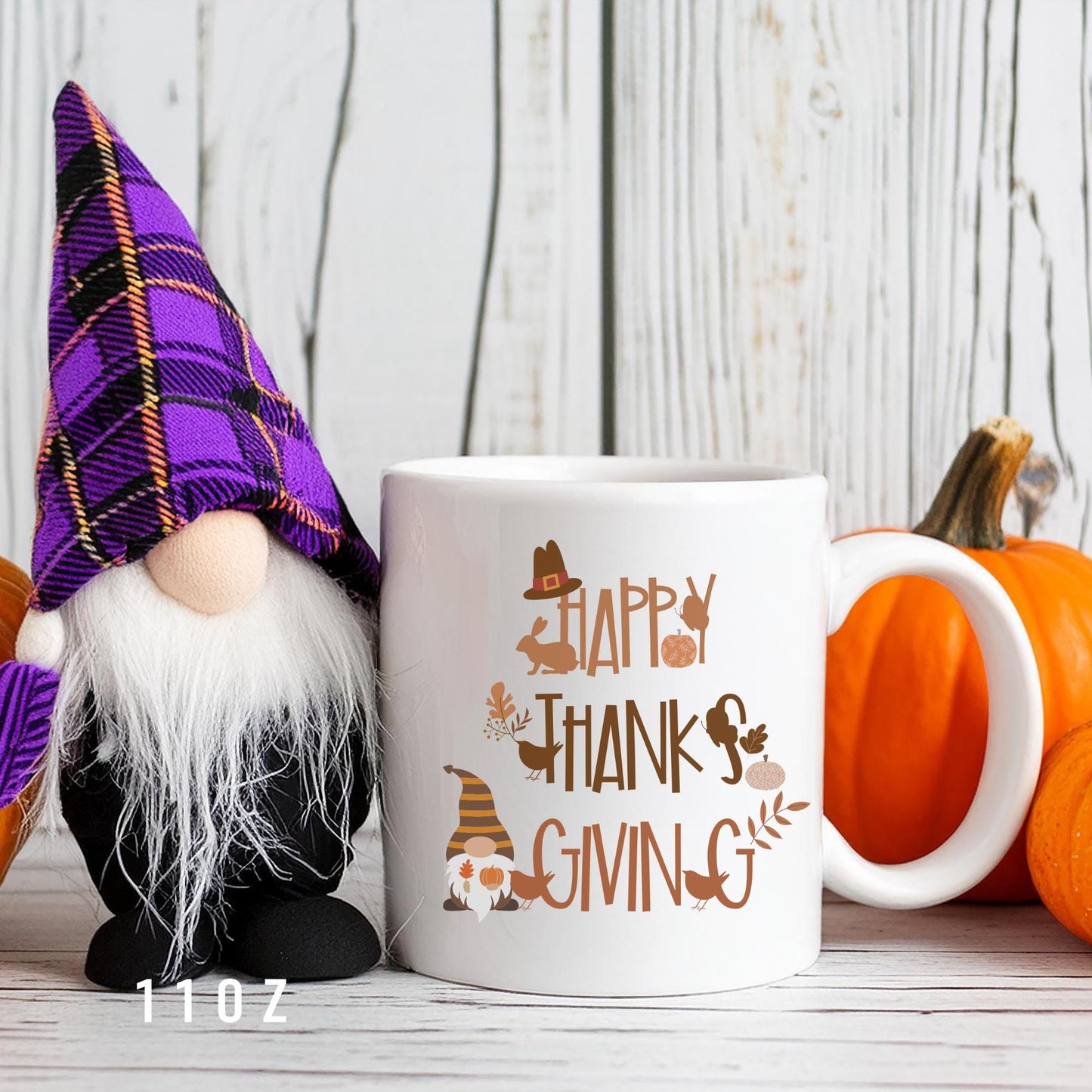 Happy Thanksgiving Coffee Mug- Cozy Thankful for you Gift