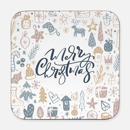 Nordic Christmas Coaster Hygge Kitchen Decor - Hostess Thank you Gift
