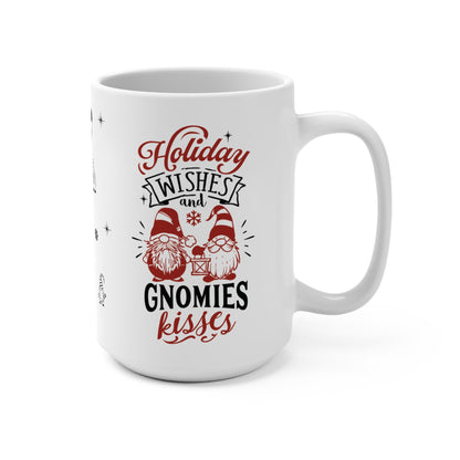 Christmas Gnome Cocoa Mug Gift - Holiday Rustic Gnomie Gift
