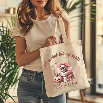 Book Tote Bag - Gift for bookish and Book Club Bag Favors