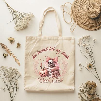 Book Tote Bag - Gift for bookish and Book Club Bag Favors