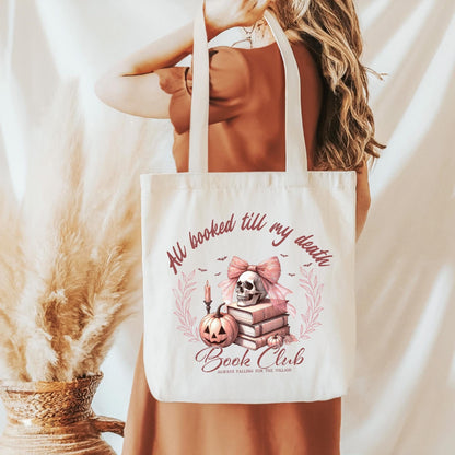 Book Tote Bag - Gift for bookish and Book Club Bag Favors