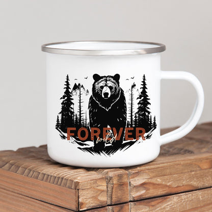 Bear Camping Mug Mountains Camp Cup and Hiking Gift