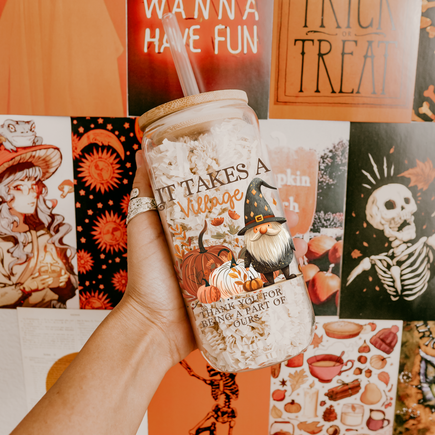 Thank you Gift Fall Season Thanksgiving Favors Family Coffee Cup