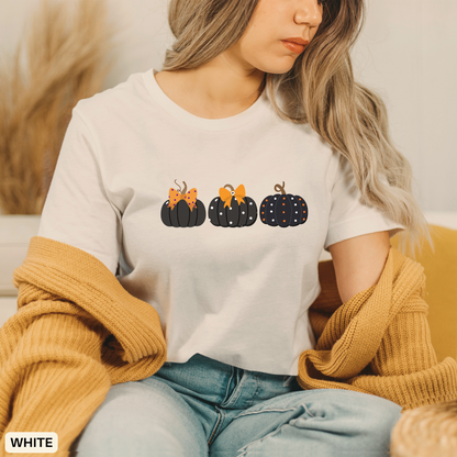 Pumpkin Halloween Shirt - Fall Vibes Tee - Spooky Season Outfit