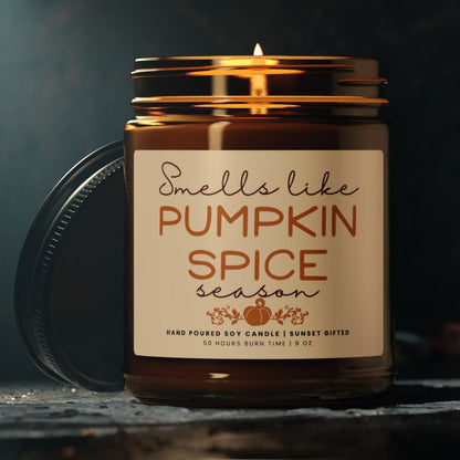 Thanksgiving Candle for Fall gifts to friends