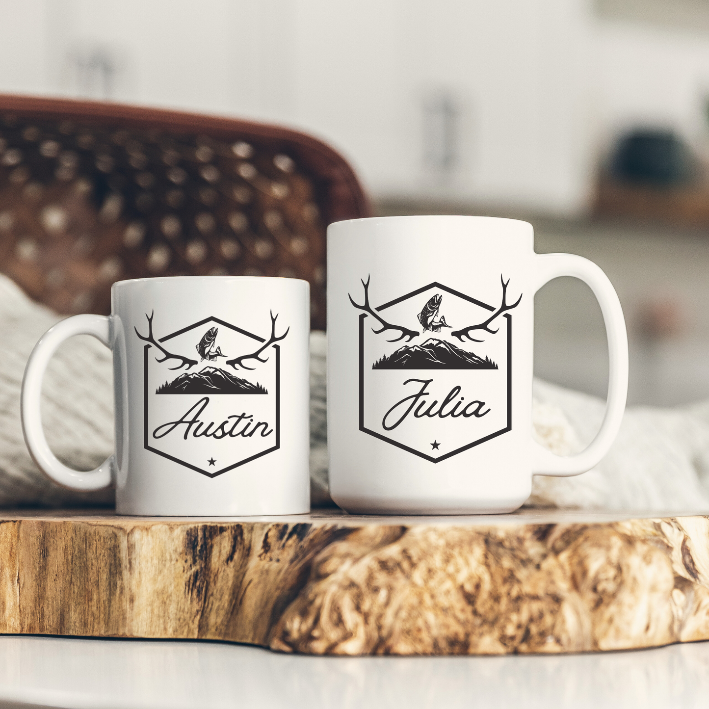 Mountain Mug Gift - Fishing gift idea for Dad